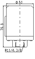 SPS-16の外形図